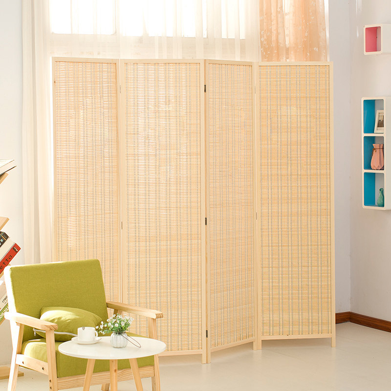 柒木一居竹编中式屏风隔断如何提升家居美感?