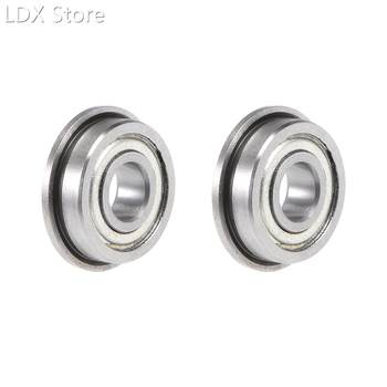 F695ZZ Flange Ball Bearing 5x13x4mm Shielded Chrome Steel Z2