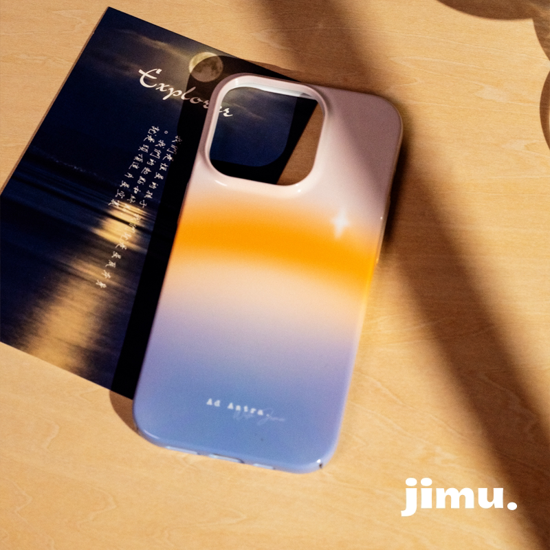 《Until the Stars Ii》Jimu Original Phone Case Film Acrylic Gradient Purple Suitable for iPhone 17, Huawei Mate 70, Pura, Apple 16 Pro Max, Xiaomi, Vivo, Honor, Oppo