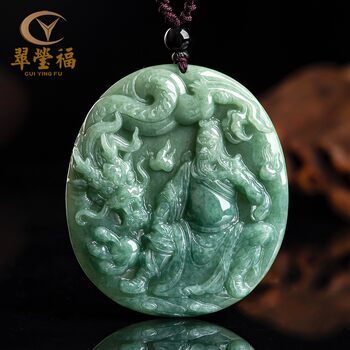 Bean seed pendant a grade jade natural necklace