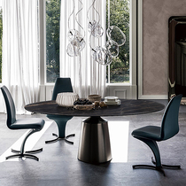 Italian minimal import Lamina high - end luxury round table tables household round table 8 - 10 people table