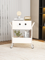 Light luxury living room sofa side table modern simple iron creative corner table movable bedroom metal bedside table
