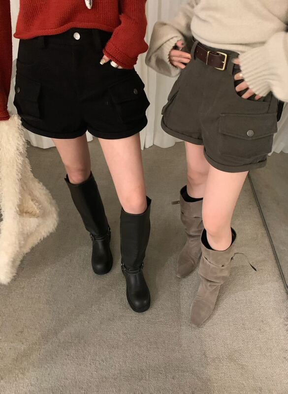 Ehfou/Olive Korean Blogger's Private Collection of Work Shorts