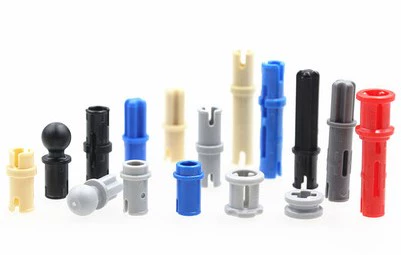 Совместим с небольшими частицами MO строительных блоков и запчастей пополнения вала длинный штифт 6558 Технология запасные части Черный плотный трение 2780