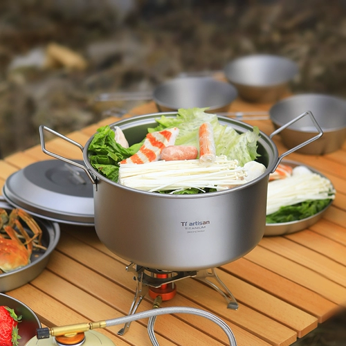 Дорожный вместительный и большой ремесленник для кемпинга, металлический комплект