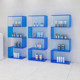 Beauty Salon Cosmetics Display Rack Acrylic Window Display Decoration Women's Clothing Store Shoe and Bag Island Display Cabinet Storage Shelf