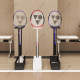 Badminton Racket Storage Rack, Floor-Standing Sports and Fitness Equipment Organizer, Display Rack for Badminton Rackets