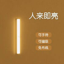 Bull New LED Human Body Induction Lamp Bar Lamp Magnetic mount USB charging headboard Nightgangway Cupboard Sensation