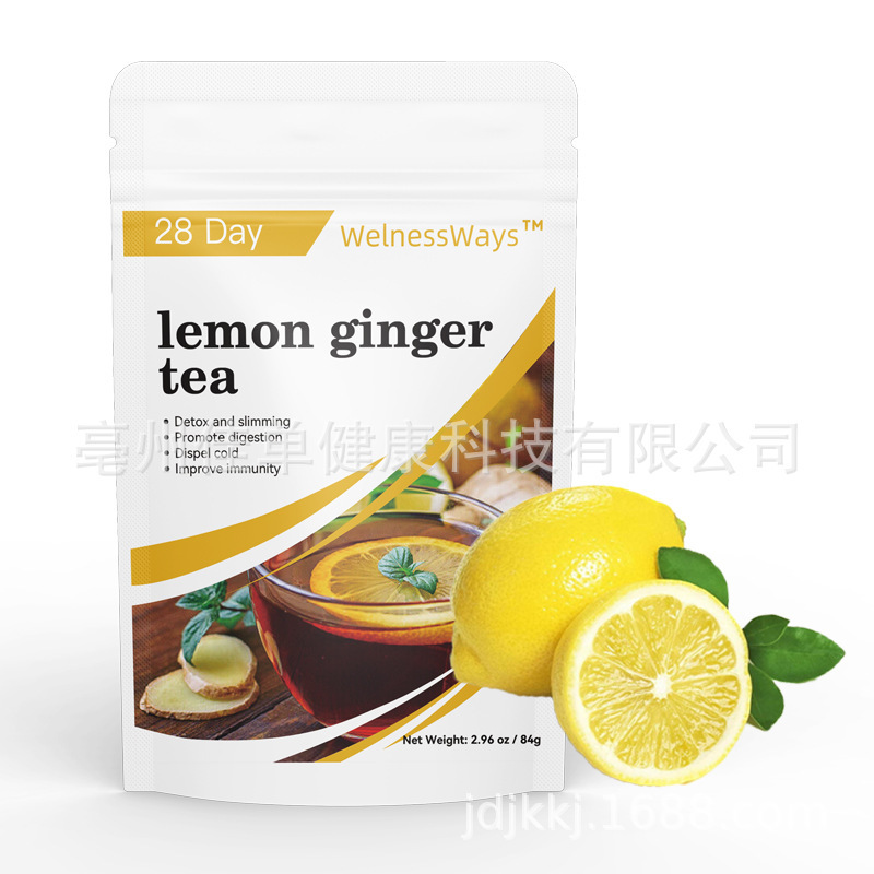 Lemon Ginger Tea Slimming Detox Weight Loss in Stock