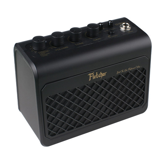 Fletcher-guitarra eléctrica multifuncional, efector portátil, carga, Bluetooth, grabación interna, altavoz de escritorio, 10W