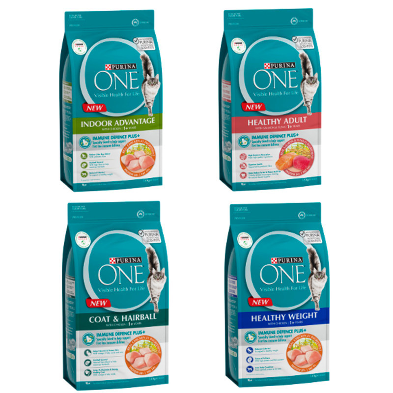 Purina/Purina Australia-Made One Adult Cat Food, Dry Cat Food, Hairball Control, Weight Management