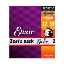 Elixir guitar strings 16052 folk acoustic guitar strings set of 6 elixir coated strings anti-rust strings