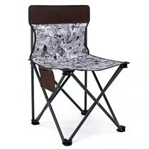 Outdoor portable folding chair fishing chair reclining backrest chair lunch break chair beach chair painting stool sketching chair travel chair