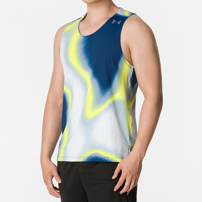 Under Armour Ua Men's Vest 26 Autumn and Winter New Velociti Pro Iso-Chill Sports T-Shirt 6015104