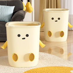 Trash bin For Home 2024 New arrival living room large capacity cute Hit Style bedroom kitchen bathroom toilet wastebasket