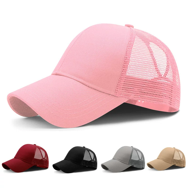 Summer Thin Mesh Baseball Cap For Women Men Sun Visor tail A