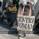 Универсальная брендовая сумка на одно плечо, вместительный и большой шоппер, японский портативный тканевый мешок, подходит для студента