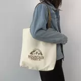 Портативный вместительный и большой брендовый тканевый мешок, ранец, сумка на одно плечо подходит для мужчин и женщин, шоппер, коллекция 2021