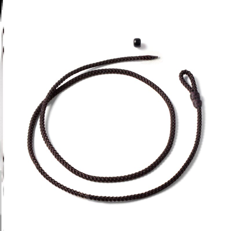 Pure handmade pendant lanyard jade jade braided rope necklace rope adjustable rope hanging neck fashion