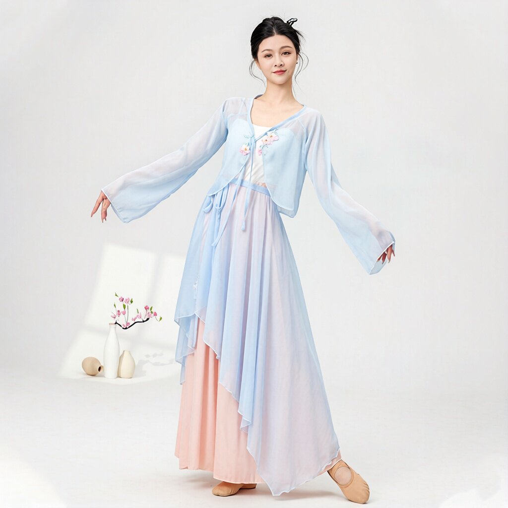 🌸仙气飘飘古典舞服装 | 网纱舞服🌸-古典舞服-淘宝好物网