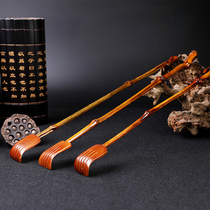 Buttoned back theorizer High level itch scratching upscale old man Itch Scratching Bamboo Multifunction Grip Backstop No Man Scratching the itch