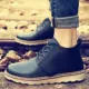 Giày nam mùa đông Martin ủng cao để giúp giày nam Giày cotton nam ấm cotton cộng với nhung da ủng tuyết ủng