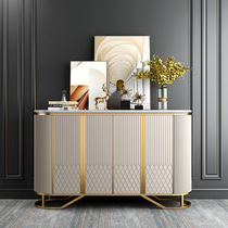Italian light luxury style sideboard modern minimalist living room marble entrance cabinet entry door restaurant storage cabinet
