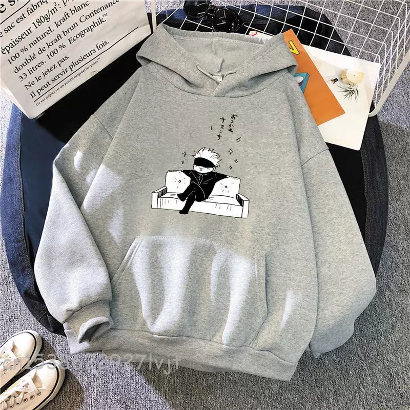 Jujutsu kaisen anime hoodie wmeen Gojo Satoru Print 2022 SPR