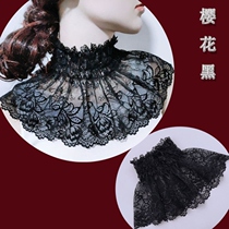 Summer scarf cover artifact cover tattoo stickers scarf jewelry sunscreen lace scarf neck protection cervical vertebra