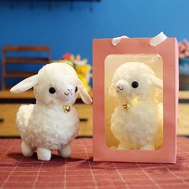 Super cute lamb doll simulation plush toy alpaca doll doll ornaments children's birthday gift female