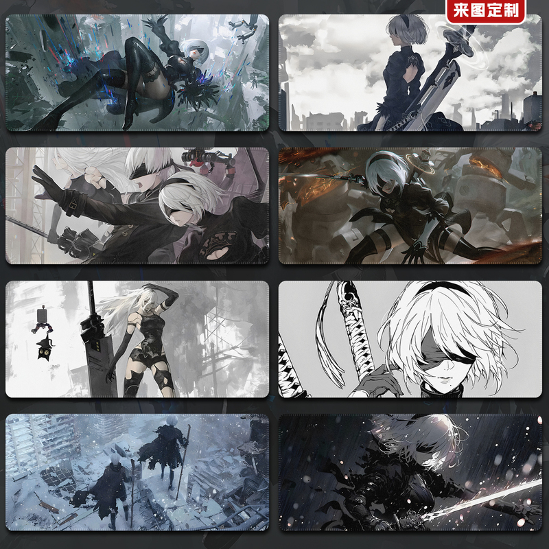 Nier: Automata 2B Mouse Pad, Oversized Anime Game Computer Desk Mat, High-Quality Keyboard Pad Nier: Automata 2B Mouse Pad, Oversized Anime Game Computer Desk Mat, High-Quality Keyboard Pad