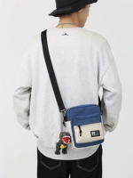 Модная сумка на одно плечо для мальчиков, мобильный телефон, рюкзак, мужская сумка через плечо для отдыха