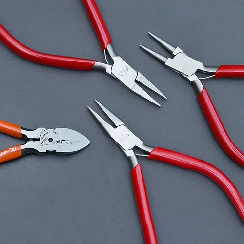 Плоскогубцы с игольчатыми наконечниками ручной работы, ножницы из нержавеющей стали, материал, «сделай сам»