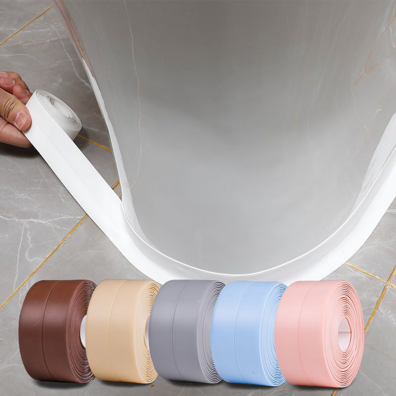 Makeup Room Toilet Sticker Kitchen Anti-Oil-Proof Beauty Stitch Sticker Sink Hearth Sealed Edge Adhesive Tape Wall Angled Gap Waterproof Sticker