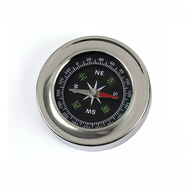 60mm stainless steel Chinese compass north needle outdoor equipment mountaineering camping compass north needle direction