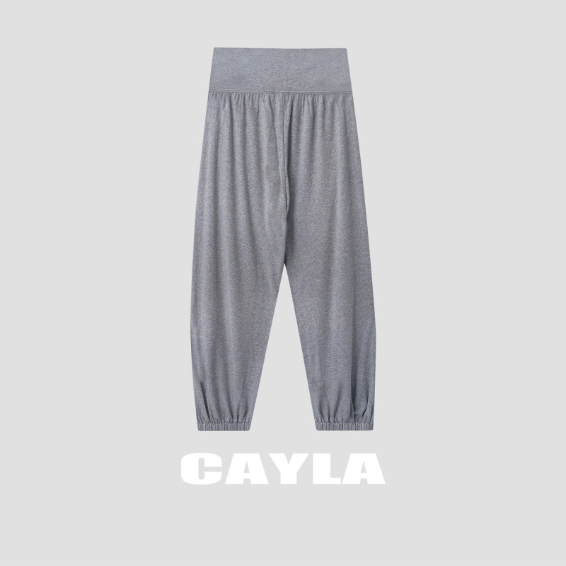 Cayla Early Autumn High-Waisted Versatile Casual High-Elasticity Air Cloud-Feel Jogger Breathable Glutinous Rice Pants 26Aw161