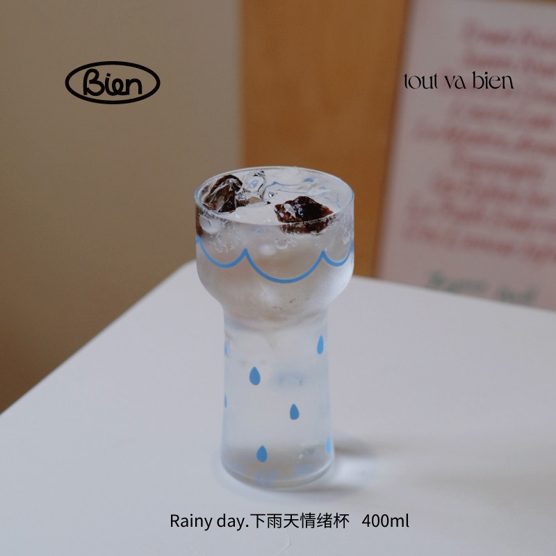 【Bien别闹】咖啡玻璃杯子高硼硅轻薄通透办公室学生水杯牛奶杯