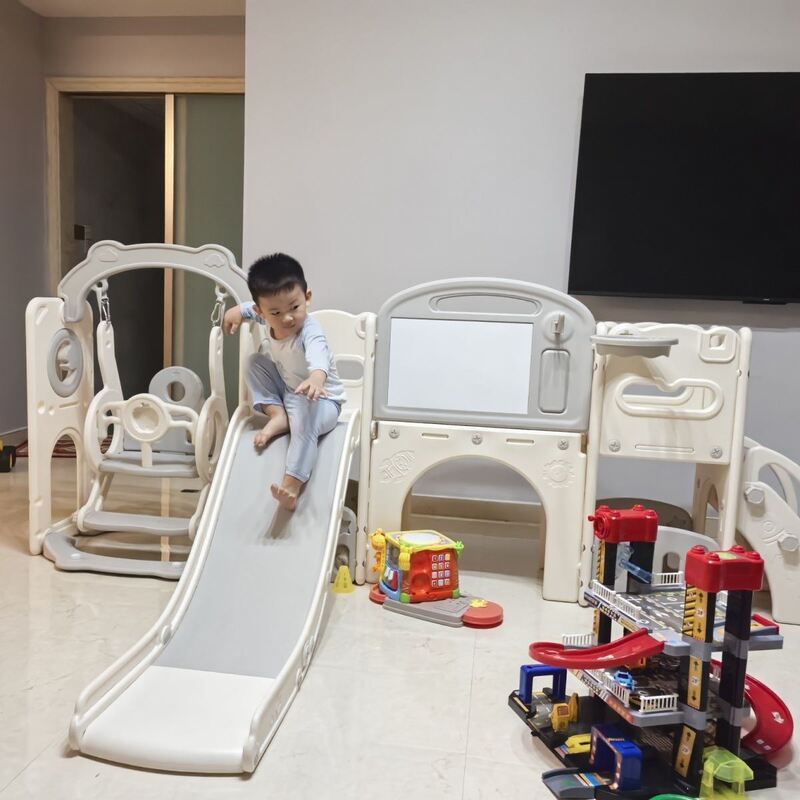 Baby Climbing Frame 0-5 Years Old Slide Swing Family Indoor Baby Playground Slide Multi-Functional Combination Baby Climbing Frame 0-5 Years Old Slide Swing Family Indoor Baby Playground Slide Multi-Functional Combination