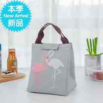 88 Lunch Box Bag Small Aluminum Foil Portable Insulation Small Womens Lunch Bag Hand-strap Waterproof Handbag Insulation Bucket