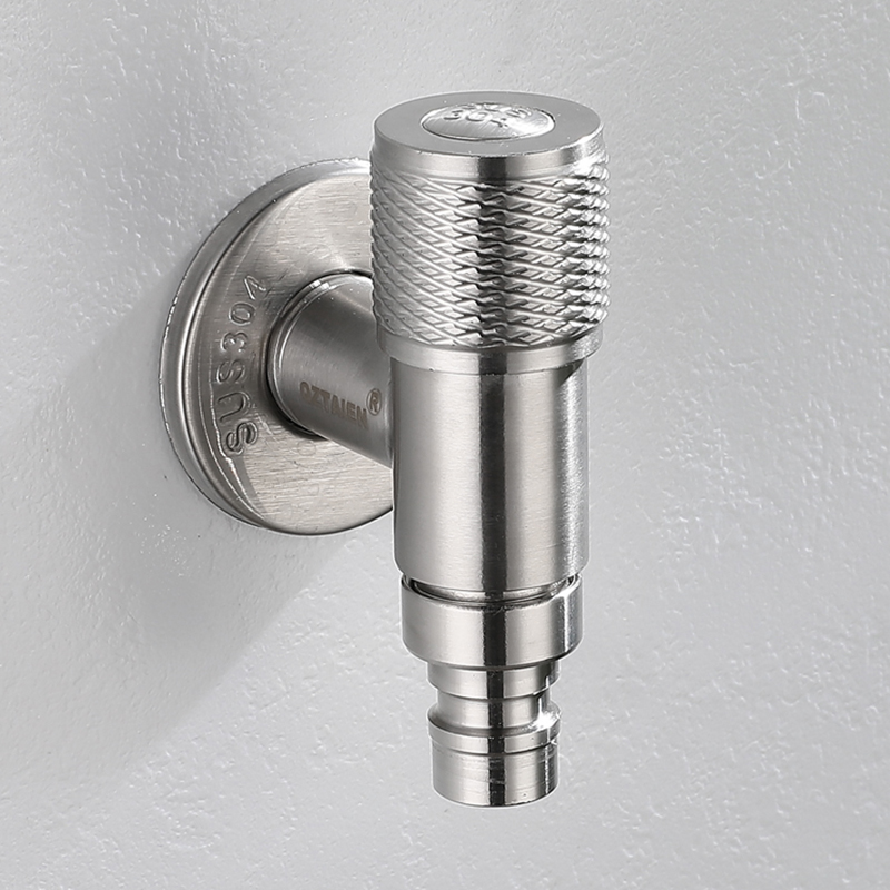 304 stainless steel household mini automatic washing machine 4-point buckle special faucet short section lengthened joint mouth