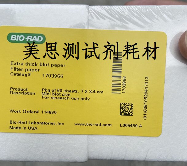 伯乐Bio-rad 转印滤纸 1703966