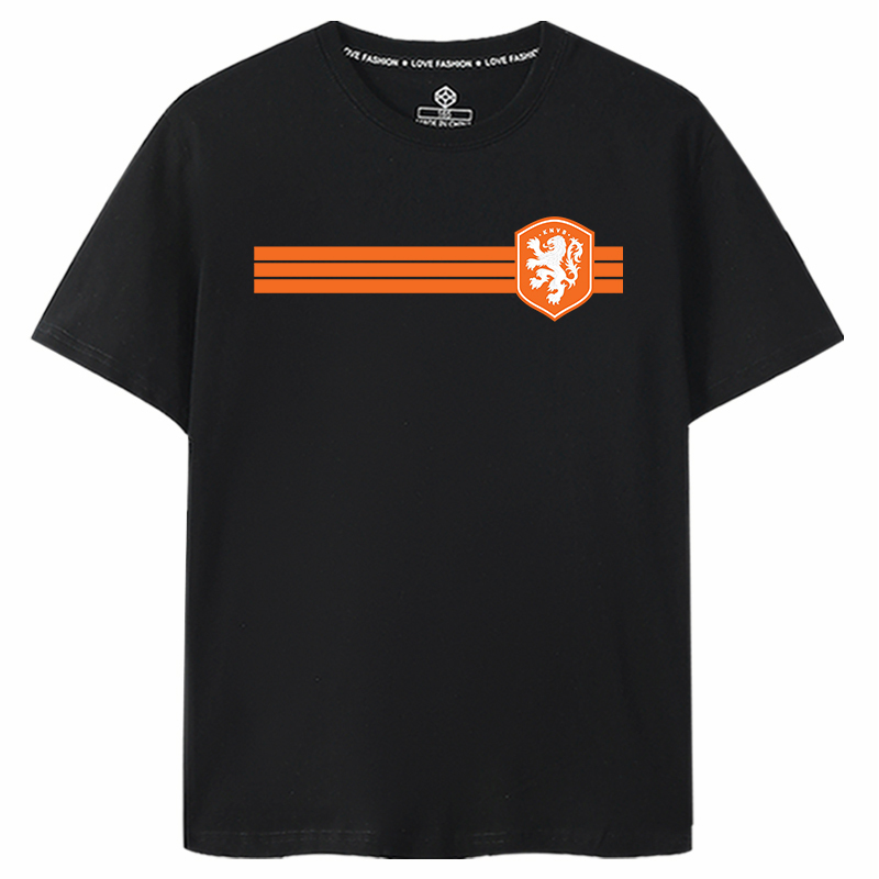 2026 World Cup Netherlands Team Fans Short-Sleeved T-Shirt Commemorative Cheering Cultural Shirt Unisex Loose Top