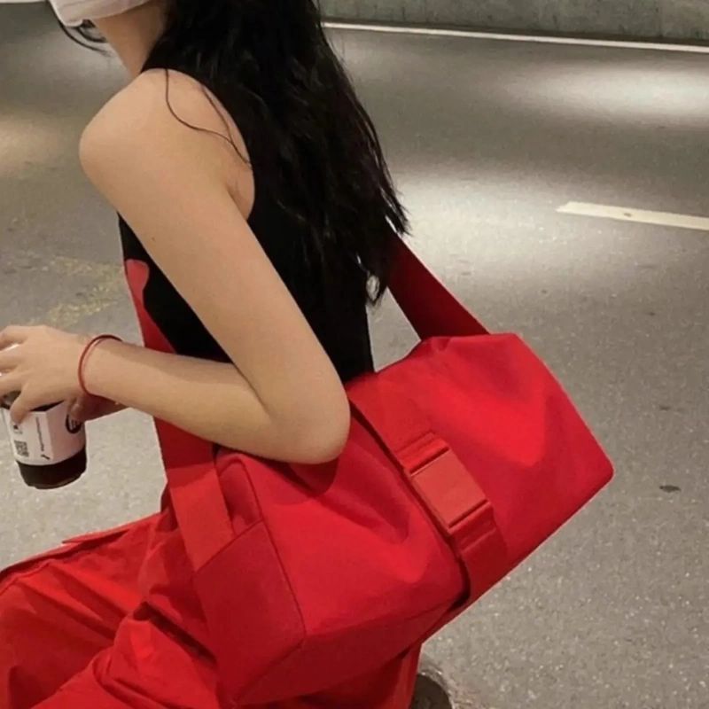 Klein Blue Toast Bag 2024 New Single Shoulder Crossbody Bag Nylon Oxford Travel Unisex Sports Gym Bag Trendy Klein Blue Toast Bag 2024 New Single Shoulder Crossbody Bag Nylon Oxford Travel Unisex Sports Gym Bag Trendy