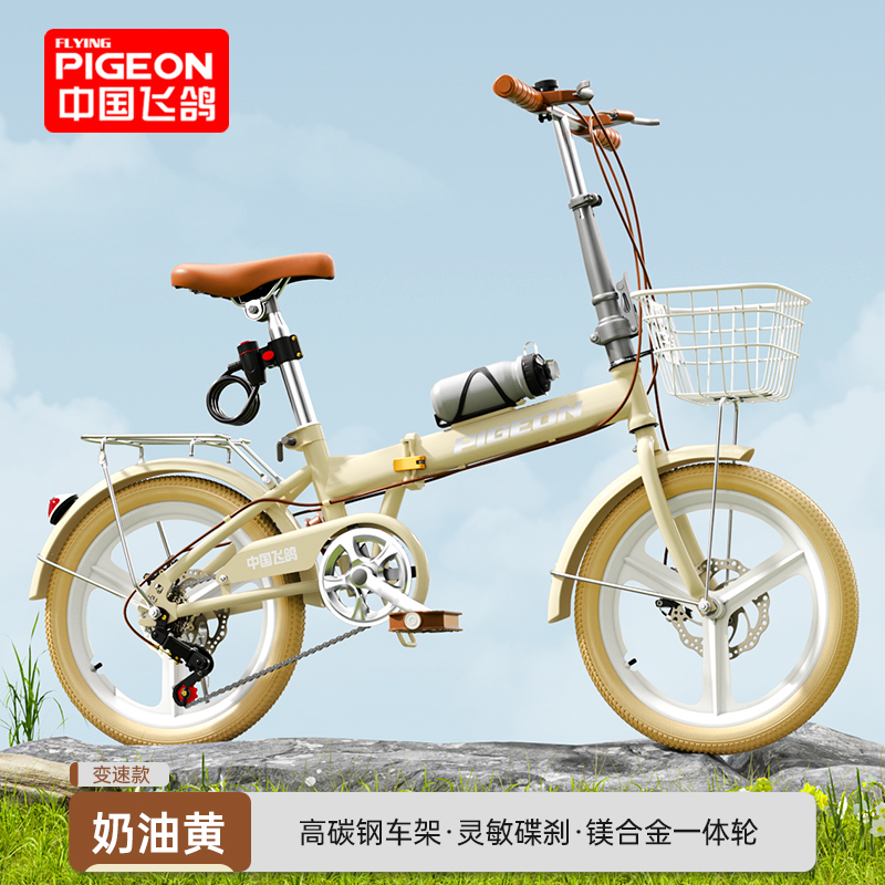 FNHON 中国折叠自行车 18寸 Fnhon风行折叠车DG2018：海豚车架碟刹升级，让你骑行路上尽享