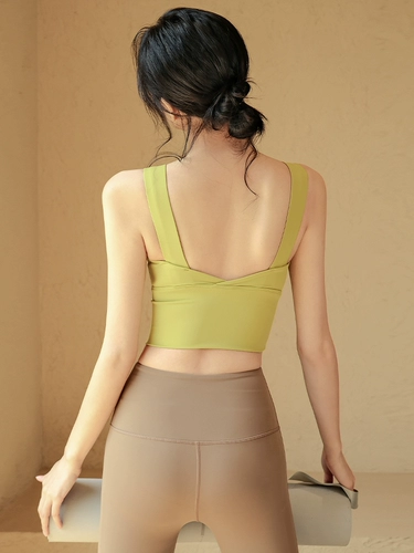 Высокопрочное спортивное нижнее белье, противоударная поддерживающая одежда для йоги, бюстгалтер для спортзала, для бега, красивая спина