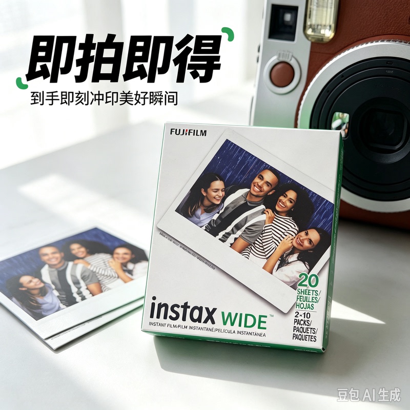 Fuji Instant Wide Format Photo Paper Wide400 Instax210 Wide Format 5inch Photo Paper Wideevo Camera Film