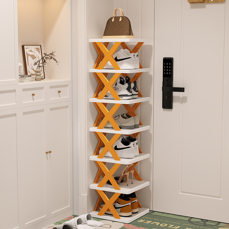 kệ nhựa de giày dép thông minh Giá để giày cửa nhà cho thuê giá giày nhỏ hẹp đơn giản gấp gọn tủ giày nhiều tầng tiết kiệm diện tích góc kệ giày treo tường kệ để giày
