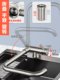 304 Stainless Steel Foldable Hot and Cold Water Faucet Kitchen Extender for Sink, Rotating Household Splash-Proof