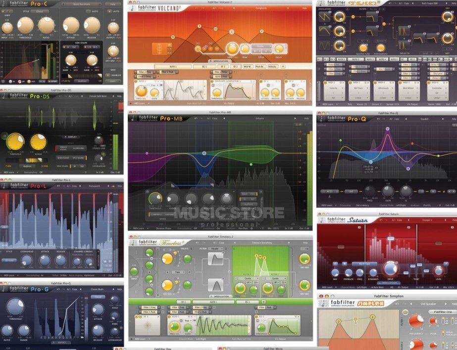 FabFilter肥波效果器插件套装-FabFilter Total Bundle v2026.01 VR-win