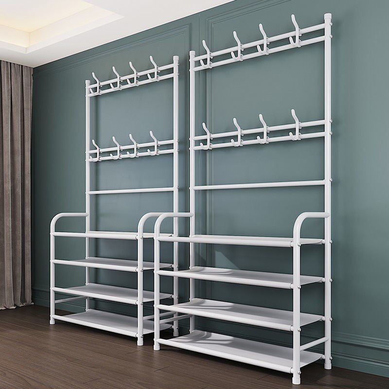 Shoe shelf simple multi-layer shoe cabinet door solid net red rack home economical storage shelf dormitory artifact